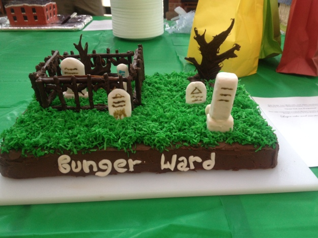 The Monroe County History Museum's cemetery committee "cemetery cake"